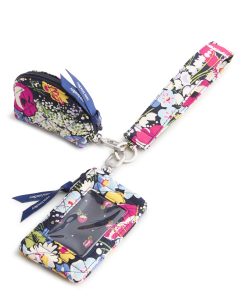 Dual Pouch Wide Wristlet