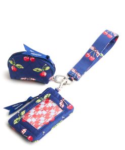 Dual Pouch Wide Wristlet