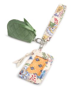 Dual Pouch Wide Wristlet