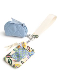 Dual Pouch Wide Wristlet