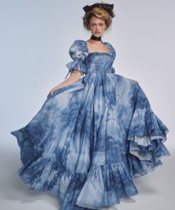 The British Toile Landscape Fanfiction Gown