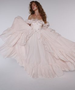 The Blush Silk Organdy Waltz Gown